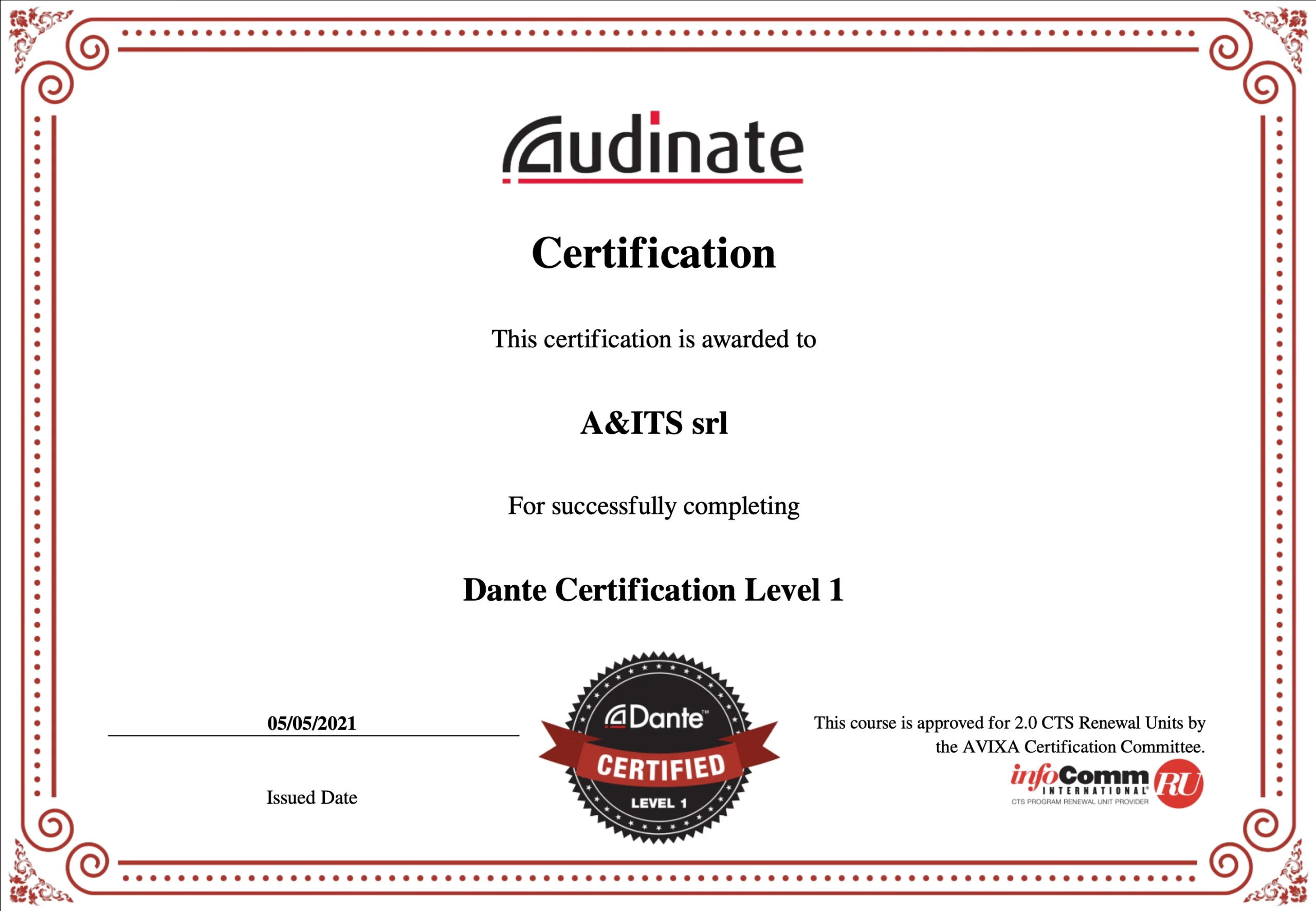 AUDINATE DANTE
